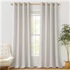 MRTREES Tende Semioscuranti per Interni in Lino Naturale 2 Pezzi, 140x235 CM, Tende Moderne per Casa Camera da Letto Cameretta Finestre Soggiorno Salotto Eleganti con Occhielli