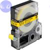 EPSON COMPATIBILE NASTRO NERO su GIALLO 12mm x 9mt COMPATIBILE EPSON (LC-4YBP9) - C53S625403
