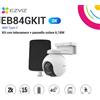 EZVIZ EB84GKIT. Telecamera PT 2K 4G audio, visione notturna a colori e pannello solare 6,18W