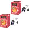 LONDON F&H COMPANY London Fruit® | Tisana Pesca e Citronella | Infuso Frutta Bustine Singole Naturalmente Senza Caffeina - 2 x 20 Filtri (80 Gr)