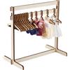 UNICRAFTALE 30 cm alto appendiabiti per bambole con 15 grucce appendiabiti in legno per piccole bambole bianco antico mini appendiabiti per riporre bambole accessori per la casa delle bambole