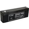 V-TAC Batteria al Piombo 2Ah 12V per UPS, allarmi, videosorveglianza Lead-Acid T1 178*35*60mm - 23450