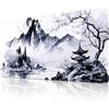 Yimomoyi Tappetino Mouse XXL, 900x400x3mm Tappetino Gaming, Mouse Pad con Base in Gomma Antiscivolo, Impermeabile Mousepad, Tappetino Scrivania Grande con Bordi Cuciti (A90)