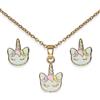 SANICO SRL BJS015 PARURE THOUGHTFUL UNICORN GOLD PLATED