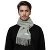 Basic Sense Sciarpa in lana 100% mongola tinta unita morbida lavorata a maglia sciarpe per uomini e donne, Menta, Etichettalia unica