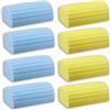 I.P.P.A. IPPA Spugne Polvere Riutilizzabili - Set di 8 - Spugne in PVA con profilo seghettato, Multi - Superficie, Morbide e Riutilizzabili, Ideali per Finestre, Porte, Stipiti, Fornelli. Ultra Assorbenti