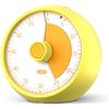 Conchstar Timer Visivo per Bambini 60 Minuti - Timer Analogico Silenzioso a Conto Alla Rovescia,Strumento di Concentrazione per ADHD e Autismo,Gestione del Tempo per Compiti (Yellow)