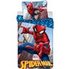 Jerry Fabrics Spiderman - Biancheria da letto reversibile, 135/140 x 200 cm