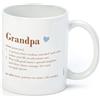 Mopec G4.3 Tazza in ceramica Grandpa definizione, multicolore, 8 x 8 x 9,5 cm