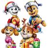 Star Cutouts Paw Patrol SC4901 - Mini sagome in cartone a forma di stella di Natale, altezza 62 cm