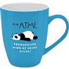 GRUSS & CO Tasse mit Motivdruck Ich atme. Produktiver wird es heute nicht!, mit Banderole