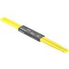 PATIKIL Nylon Bacchetta 5A Plastica Anti Scivolo Maniglia Tamburo Bacchetta per Adulti Elettronica Batteria Musicale Strumento Percussioni Giallo
