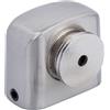 Generic APECS - Fermaporta magnetico con ammortizzatore a molla per porte fino a 50 kg, fermaporta in acciaio inox, fondo piccolo, 1 pezzo