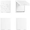 Copri Presa Tipo 86 Adesivi, 2 Pezzi, Impermeabili Per Bagno E Cucina - 11 X 9,8 X 4,3 Cm