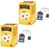 LONDON F&H COMPANY London Fruit® | Infuso Camomilla Naturalmente Senza Caffeina | Fiori di Camomilla in Filtri per Tisana Rilassante - 2 x 20 Bustine (60 Gr)