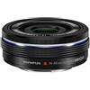 Olympus Obiettivo intercambiabile 14-42mm f3.5-5.6 EZ per fotocamera digitale Olympus/Panasonic Micro 4/3 (nero) (rinnovato)