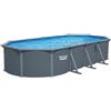 Bestway 561CW Piscina fuori terra Hydrium ovale 732x366x132 cm con accessori