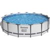 Bestway 56488 Piscina fuori terra Steel Pro Max rotonda 457x107 cm con accessori