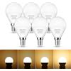 EvaStary Lampadine LED E14 dimmerabili, 5W equivalenti 40W, 3000K bianca calda, 500 lumen G45, illuminazione per camera da letto, soggiorno, cucina, confezione da 6