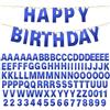GHKJOK Kit di striscioni di compleanno fai da te blu con lettere glitterate, set di decorazioni personalizzate da 107 pezzi con strumenti per appendere per feste di compleanno