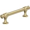 Amerock | Tirante per armadietti | Champagne dorato | 96 mm (96 mm) Tirante per cassetti | Winsome | Hardware per cucina e bagno | Hardware per mobili
