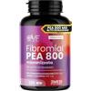 PARAFARMACIA, ORGANIC VITAMINS & FOOD OVF Fibromial PEA 800 120cps Integratore Naturale 100% con Palmitoiletanolamide 800 L Acetil Carnitina 400 Senza Eccipienti, Supporto al Benessere di Nervi e Muscoli per Disturbi Diffusi Made In Italy
