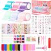 YAOZUP Nano Tape Bubble Kit, 65 Pezzi Nano Bolle Kit per Bambini, Bubble DIY Craft Kit, Artigianato Fai Da Te Giocattoli per Bambini