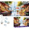 Bimkole Torre Eiffel Puzzle per Adulti 1000 Pezzi, Fiore Puzzle Di Carta Da 1000 Pezzi - Divertente E Stimolante Puzzle Decorativo per La Famiglia, Ottima Idea Regalo, 80 X 41 cm