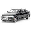 TGRCM-CZ 1/32 Compatibile con auto modello Audi A6L, lega di zinco, tirare indietro veicoli modello auto con suono e luce per collezionisti e bambini, regalo di compleanno di 3 anni (nero)