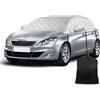 LMYSUFI Copertura Mezza Auto Compatibile con Peugeot 308 2007-2025, Telo Copriauto Inverno Estate Copri Auto Antigrandine