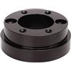 KIMISS Piastra Adattatore Volante, Adattatore Volante a 6 Fori in Lega di Alluminio da 70 Mm per Volante Logitech G25 G27 G29 G920 13 14 Pollici (Nero)