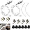 VBGURR Kit di spurgo Freni,spurgo Freni Idraulico e Set di Strumenti di spurgo Frizione con valvola unidirezionale Kit di spurgo Tubi per Auto, Moto e motociclette,Tubo di spurgo per Una Manutenzione