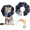 KQDRAVINE Collare Gatto Morbido Taglia S, Collare Protettivo Anti Leccamento per Gattini e Gatti Piccoli 1,8-4,5 kg, Comodo Dopo Operazione
