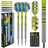 WINMAU - Michael Van Gerwen MvG Advance - 23g, 80% tungsteno, Freccette Professionali con voli e steli (steli)