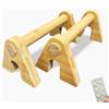 Mofizarex Maniglie per flessioni in legno, 2 x paralleli anti-articolazioni e antiscivolo, ergonomiche push up bar per calesthenics, supporto per mano e flessioni, asta per flessioni in bambù per casa e