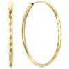 ChicSilver Orecchini Cerchi Grandi Argento 925 30mm, Orecchini a Cerchio Oro da Donna, Orecchini Donna in Argento - ChicSilver