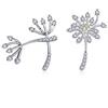 NewL Orecchini in argento Sterling 925 con dente di leone che fiorisce l'amore squisito della vite prigioniera per le donne gioielli in argento alla moda