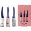 Herome Set Smalti French per Unghie - Manicure Rosa Effetto a Lunga Durata - Formula Rinforzante Aiuta ad Evitare di Spezzare le Unghie Morbide - 3 * 10ml.