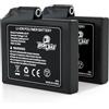 IRON JIA'S Batteria Ricaricabile Polimeri di Litio da 7.6V 3000 mAh CE UN38.3 per Guanti Riscaldanti Interfaccia Femmina DC 3.5x1.35mm