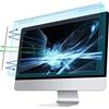 MOSISO 23-24 Anti Luce Blu Computer Schermo Protezione Anti-UV Protezione Occhi Film Filtrante per Diagonale 23 23,6 23,8 24 16:9 Widescreen Desktop PC LED Monitor Pannello(54x34cm/LxL)