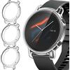 iVoler 3 Pezzi Cover e Pellicola Protettiva per Huawei Watch GT 2 42mm / Huawei Watch GT2 42mm, Copertura Completa Custodia Trasparente, Ultra Sottile Morbida TPU Anti-Graffio Protezione Schermo Case