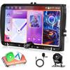 Motorsi Autoradio Android 15 4+64G Motorsi per VW Passat Golf Touran Polo Skoda Seat Altea,Touchscreen HD 9''1280P IOS Carplay Android Auto Radio,Bluetooth,EQ,WiFi,DAB+,OBD2 e Telecamera di Retromarcia AHD