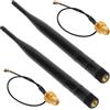 Meshnology LORA Set di 2 connettori maschio per antenna 868 MHz 5 dBi Guadagno Omni SMA + cavo adattatore antenna RF