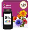 Cyloral 561 XL Colore Cartucce d'inchiostro Compatibile con TS5350 TS5350a TS5350i TS5351 TS5351a TS5351i TS5352 TS5352a TS5352i TS5353 TS5353a TS5355a TS7450 TS7450a TS7450i TS7451 per Canon CL-561XL