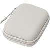 FLYAMAPIRIT Mini custodia da viaggio, organizer per accessori elettronici per cavi USB, schede SD, caricabatterie per smartphone con cerniera, ecc., grigio., Tasca aggiuntiva
