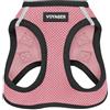 Best Pet Supplies Voyager Pettorina Cani Rete Traspirante Rosa XL | Rete leggera per tutte le stagioni, bande riflettenti ad alta visibilità, tripla sicurezza con fibbia e doppi anelli a D