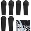 Wenrou 6 Pezzi Freno Per Sedie a Rotelle, Manubrio Per Sedia a Rotelle, Maniglia Freno Sedia A Rotelle, Della Maniglia Del Freno Della Sedia A Rotelle, Nero, Accessorio Per Sedia a Rotelle, Pvc