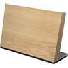 Zassenhaus STUDIO - Ceppo magnetico per coltelli da carne, coltelli da taglio e altro ancora, 36 x 12,5 x 23 cm, in legno di quercia/acciaio inossidabile