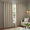 Paoletti Galaxy Coppia Di Tende Con Occhielli - Tende Oscuranti In Ciniglia Di Lusso Opulente (Avorio - 229x229cm)
