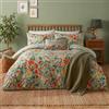 furn. Meadow Haze Set Copripiumino - Policotone Reversibile Wildflower Countryside (Verde - Singolo - 137x200cm)